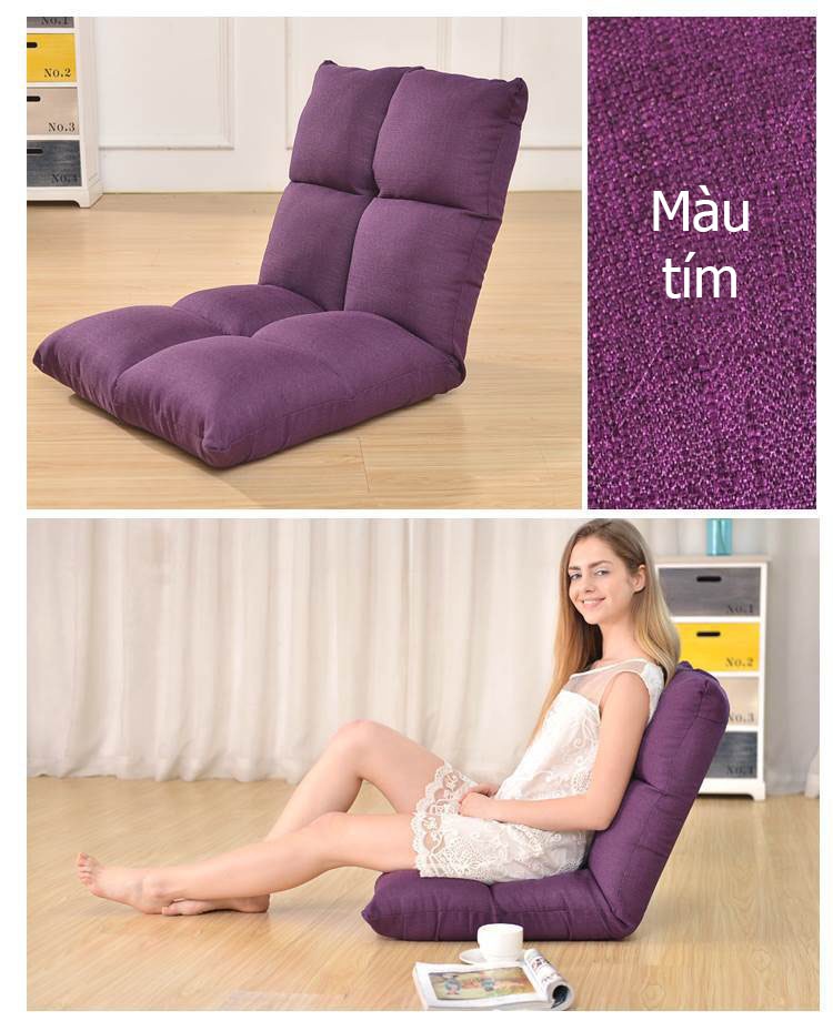 Ghế Bệt Tatami màu tím
