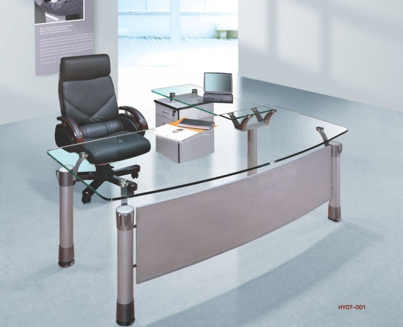 Bàn Làm Việc Mặt Kính Đẹp